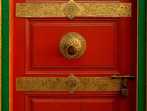 Closed door
